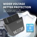B28 OBD2-scanner / ELM327-bilscanner med Bluetooth - sort