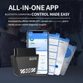 B28 OBD2-scanner / ELM327-bilscanner med Bluetooth - sort