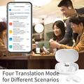 B66 Smart Bluetooth Translator Earbuds Real Time Earphone Translator Device til forretningsrejser og læring