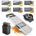 B837-B Foldbar 6-i-1 Rivejern & Mandolin med knivblade i rustfrit stål