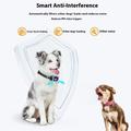 BC3V Smart anti-gø-halsbånd til hunde - IP67 vandtæt træningshalsbånd med lyd og vibration