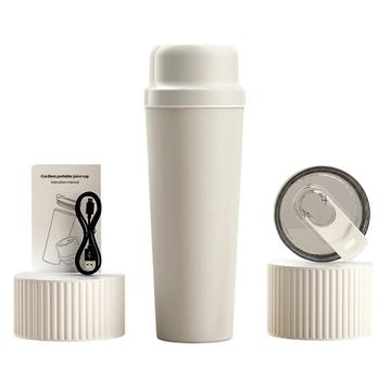 BDL-009 2-i-1 trådløs, bærbar saftpresser/blender - 650ml - beige