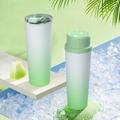 BDL-009 2-i-1 trådløs, bærbar saftpresser/blender - 650ml - Gradient grøn
