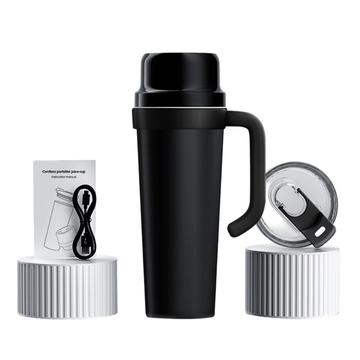 BDL-009PRO 2-i-1 trådløs saftpresser/blender med håndtag - 650ml - sort