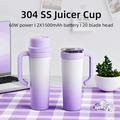 BDL-009PRO 2-i-1 trådløs saftpresser/blender med håndtag - 650ml - lilla
