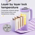 BDL-009PRO 2-i-1 trådløs saftpresser/blender med håndtag - 650ml - lilla