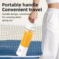 BDL-010PRO 2-i-1 genopladelig saftpresser/vandflaske - 450ml - hvid