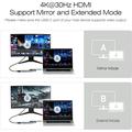 BENFEI 5-i-1 USB-C-adapterhub - 4K HDMI, 100W PD, USB-A - Grå
