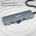 BENFEI 5-i-1 USB-C-adapterhub - 4K HDMI, 100W PD, USB-A - Grå