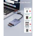 BENFEI CFexpress Type B USB-C/USB-A-kortlæser - 10Gbps - Grå