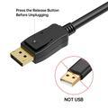BENFEI DisplayPort/HDMI-kabel - 4K 30Hz - 1.8m - sort