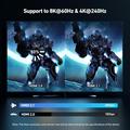 BENFEI HDMI 2.1-kabel med ultrahøj hastighed, 2-pak - 8K 60Hz, 4K 144Hz, 1.8m - sort