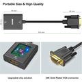 BENFEI HDMI/VGA-adapter - 3.5mm-stik, Full HD 1080p - Sort