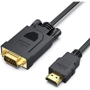 BENFEI HDMI/VGA-kabel - 1.8m - sort
