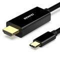 BENFEI USB-C/HDMI-kabel - 4K 30Hz - 1m - sort