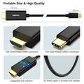 BENFEI USB-C/HDMI-kabel - 4K 30Hz - 1m - sort