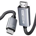 BENFEI USB-C/HDMI-kabel - 4K 60Hz - 0.9m - grå