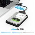 BENFEI USB-C/USB-A 3.0/SATA III-adapterkabel til 2.5" HDD og SSD - sort