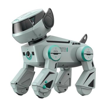BG1546 AI-robothund til børn med stemmestyring - grå