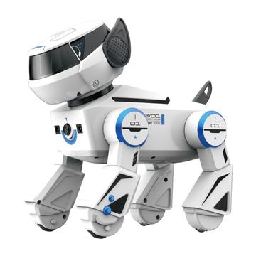 BG1546 AI-robothund til børn med stemmestyring - hvid