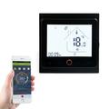 BHT-002 WiFi-smarttermostat til kedelvarme med berøringsskærm - sort