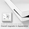 BHT-002 WiFi-smarttermostat til kedelvarme med berøringsskærm - sort