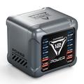 BK-127D 12-ports bordoplader 1200W - sort
