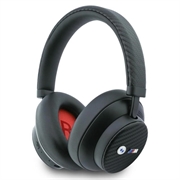 BMW M trådløse on-ear-hovedtelefoner med kulfiber- og metal-logo og støjreduktion