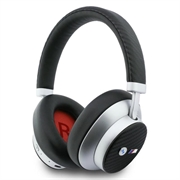 BMW M trådløse on-ear-hovedtelefoner med kulstof- og metal-logo og støjreduktion
