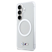 Samsung Galaxy S26 BMW M IML Metal Logo Magnetisk Hybrid Cover - Gennemsigtig