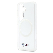 Samsung Galaxy S26 BMW M IML Metal Logo Magnetisk Hybrid Cover - Gennemsigtig