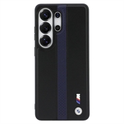 Samsung Galaxy S26 Ultra BMW M Perforated Stripes and Metal Logo magnetisk cover - blå / sort
