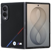 Samsung Galaxy Z Fold8 BMW M Perforated Tricolor Stripe Magnetisk Cover - sort
