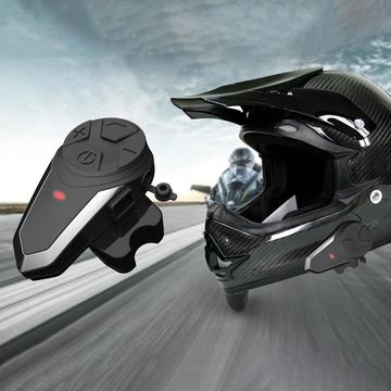 BT-S3 IPX6 Bluetooth-headset til motorcykelhjelm med håndfri opkald, FM-radio