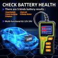 BT30 batteritester og -analysator til biler, motorcykler og lastbiler - 1.8", 6V/12V/24V