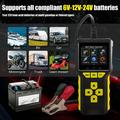 BT80 2-i-1 OBD2-diagnosescanner og batteritester - 6V-24V, 2.4" HD TFT-skærm