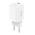 BUDI AC020EW GaN hurtig USB-C oplader 45W - hvid
