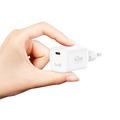 BUDI AC020EW GaN hurtig USB-C oplader 45W - hvid