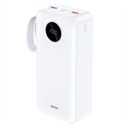 BWOO 3-ports powerbank med 22.5W hurtigopladning - 30000mAh