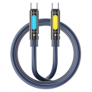 BWOO Aromaterapi USB-C/USB-C-opladerkabel - 240W, 1.2m - mørkeblå