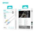 BWOO Aromaterapi USB-C/USB-C-opladerkabel - 240W, 1.2m - hvid