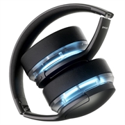 BWOO RGB trådløse over-ear-hovedtelefoner med ANC - sort