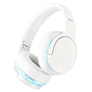BWOO RGB trådløse over-ear-hovedtelefoner med ANC - hvid
