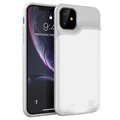 iPhone 11 Backup Battericover - 6000mAh - Hvid / Grå