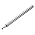 Baseus 2-i-1 Kapacitiv Touchscreen Stylus Pen og Kuglepen - Sølv