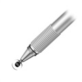 Baseus 2-i-1 Kapacitiv Touchscreen Stylus Pen og Kuglepen - Sølv