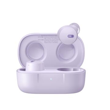 Baseus Bowie E18 True Wireless øretelefoner med ENC-støjreduktion - stjernelilla