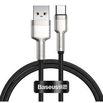 Baseus Cafule Metal Series USB-A til USB-C-kabel - 66W, 1m - Sort