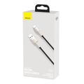 Baseus Cafule Metal Series USB-A til USB-C-kabel - 66W, 1m - Sort