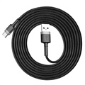 Baseus Cafule USB 2.0 / Type-C Kabel CATKLF-CG1 - 2m - Sort / Grå